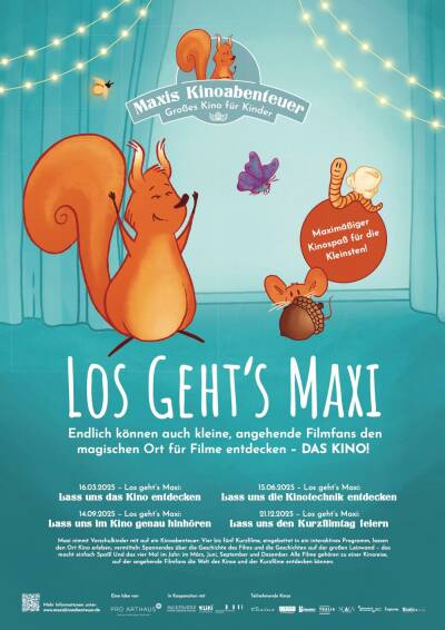 Filmplakat Los geht´s Maxi: Lass uns den Kurzfilmtag feiern